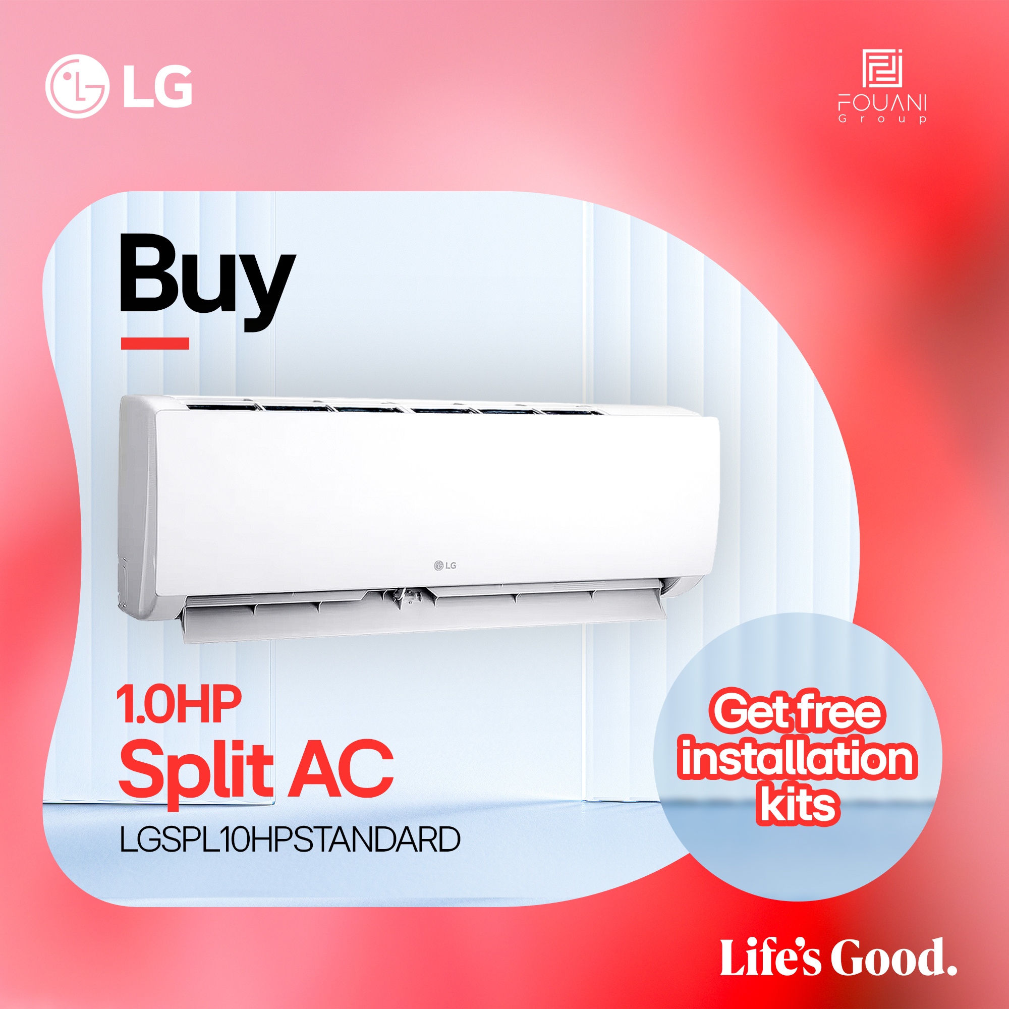 LG Split AC 1HP
