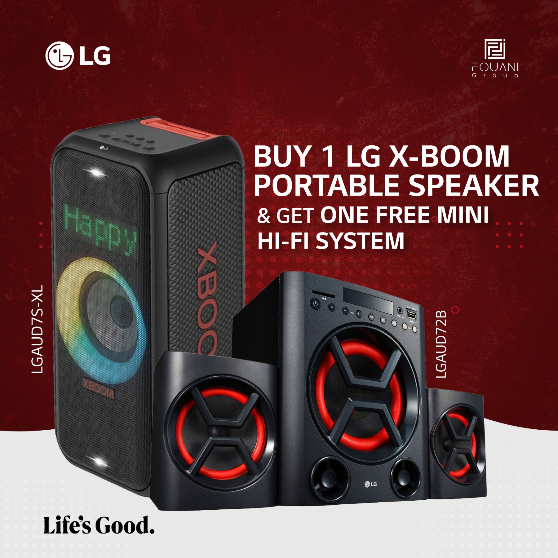 LG XBOOM XL7S Portable Speaker