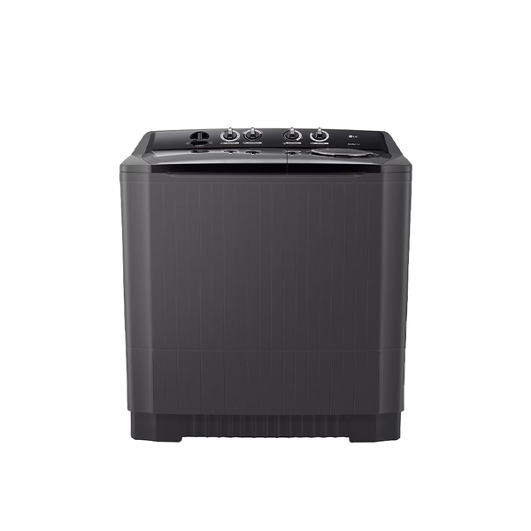 LG Twin Tub Washing Machine 15KG Wind Jet Dry, Roller Jet, 3 Wash Programs, Black Color