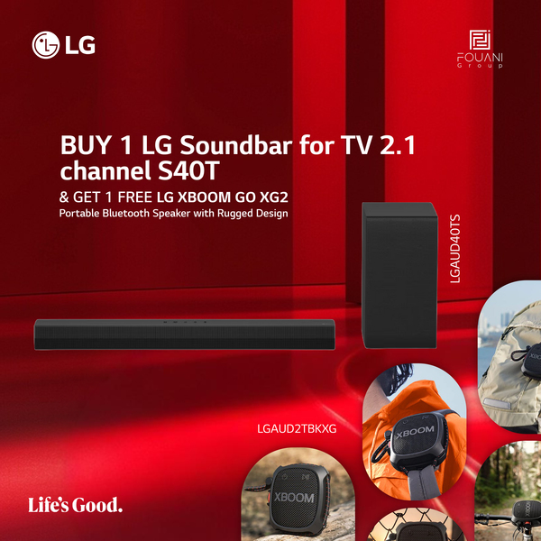 LG Soundbar for TV 2.1 channel S40T