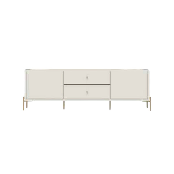 PROVINCIA JASPER TV STAND 1.8M WOOD / GOLD COLOR