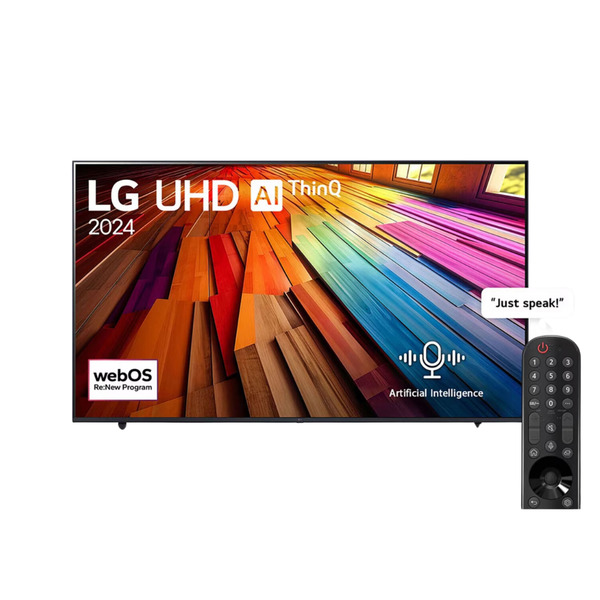 LG 70 Inch UHD UT80 4K Smart TV AI Magic remote HDR10 webOS24 2024