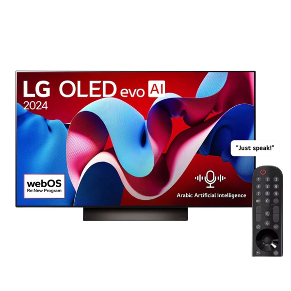 LG 55 Inch OLED evo C4 4K Smart TV AI Magic remote Dolby Vision webOS24 2024