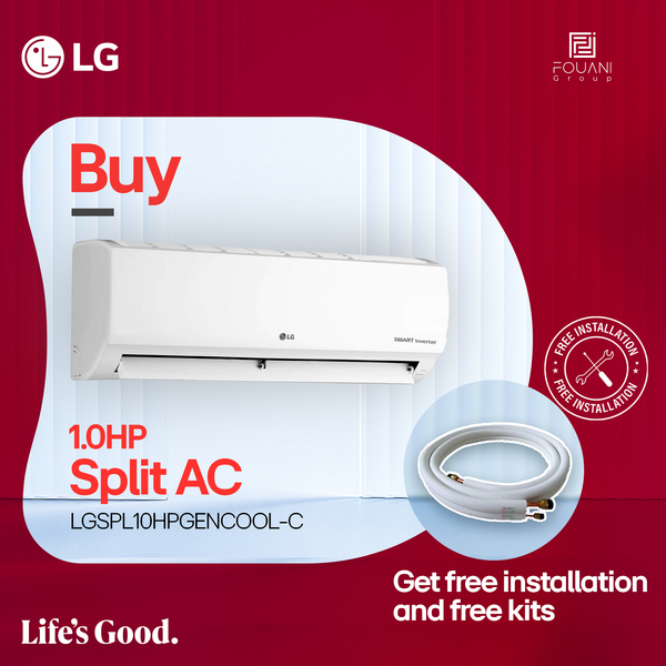 LG Split AC 1.0HP Smart Inverter