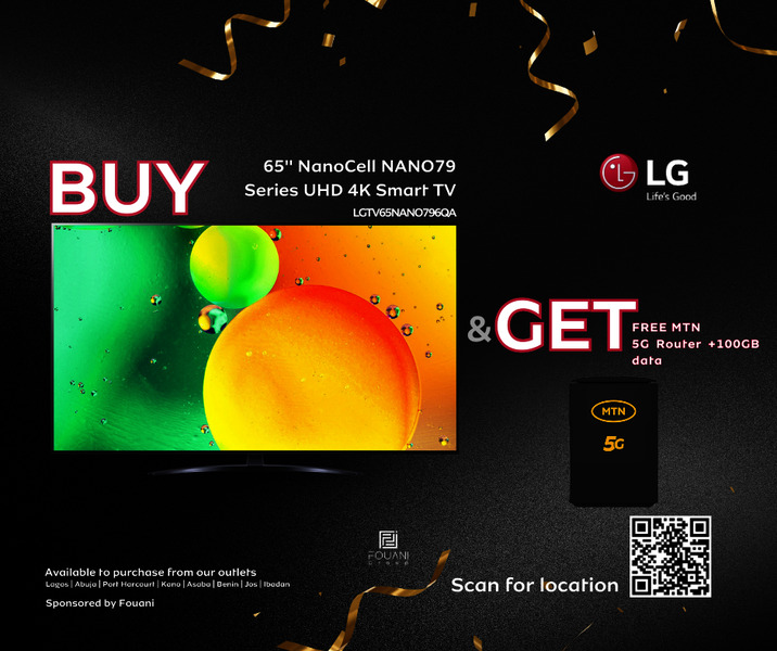 LG 65 Inch NanoCell NANO79 Series UHD 4K Smart TV