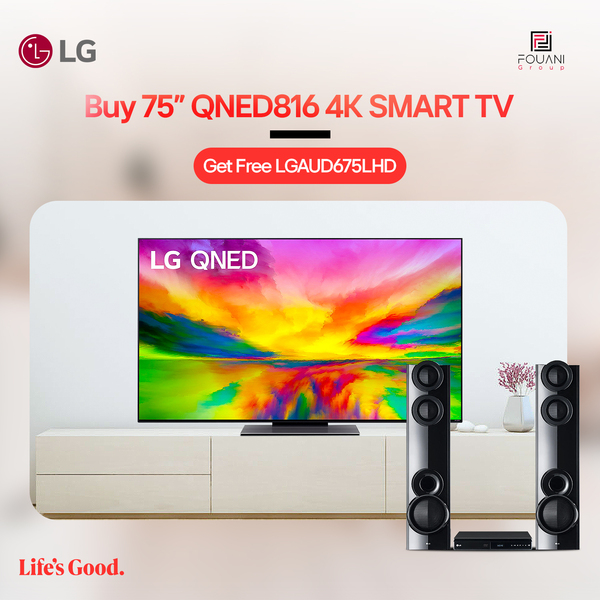 LG 75 Inch QNED Quantum Dot NanoCell QNED816 Series UHD 4K Smart TV