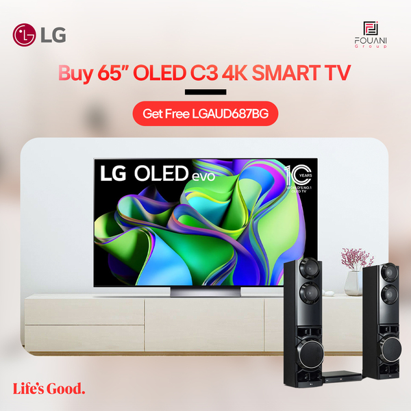 LG 65 inch OLED C3 Series  4K Smart TV 2023 with Magic remote Dolby Vision webOS