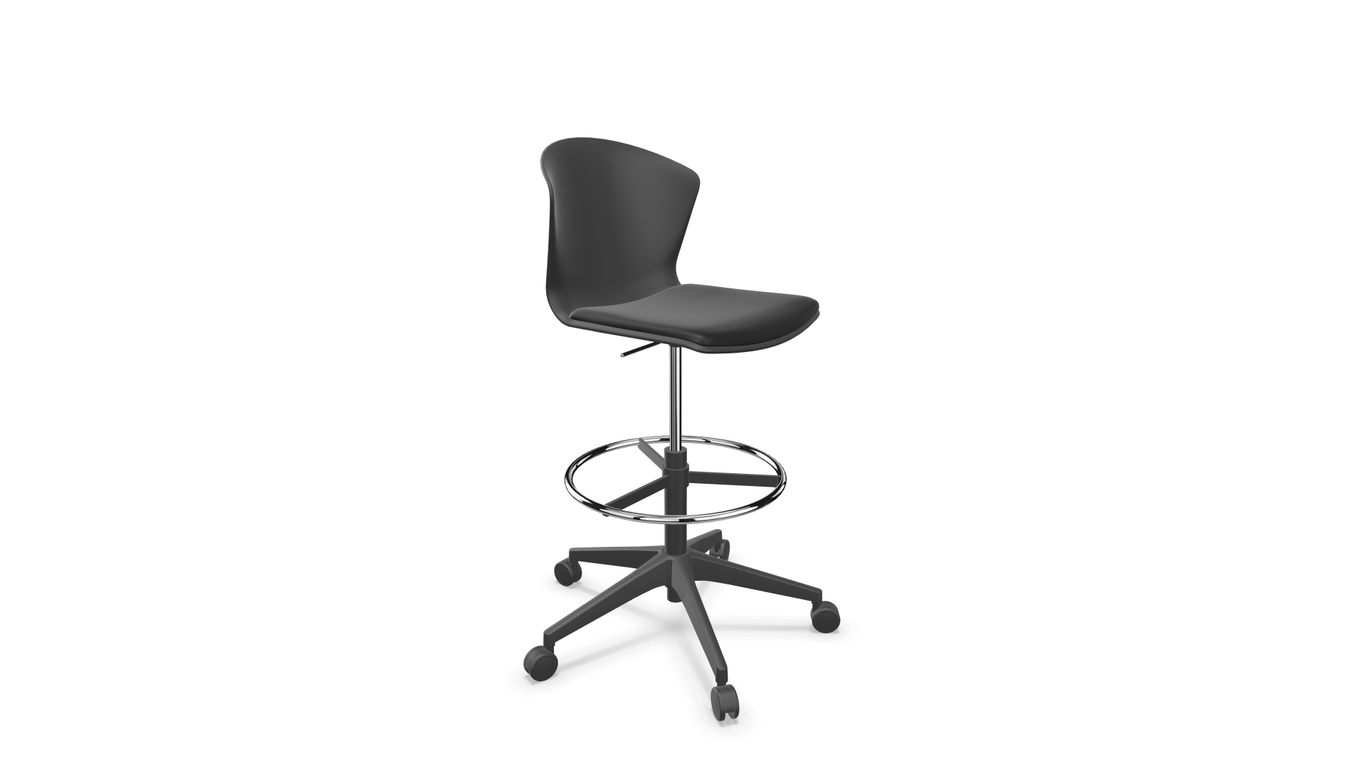 Actiu Whass Stool Chair with Wheels