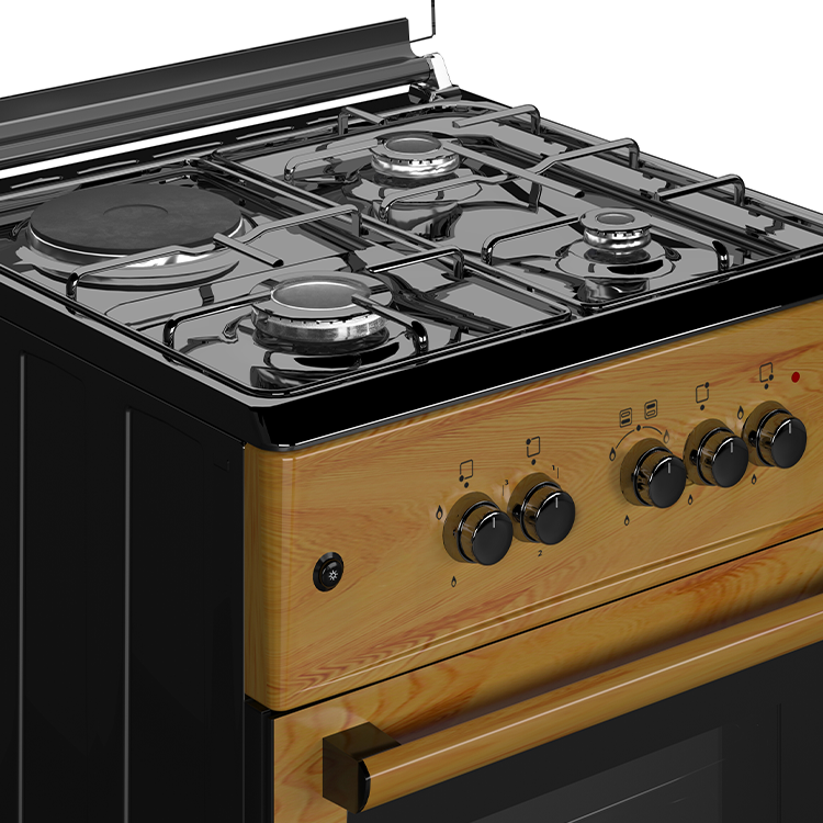Maxi 60*60 (3+1) Burner Gas Cooker IGL Wood