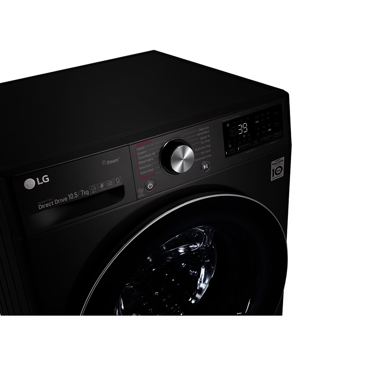 LG F4V5RGPYJE 10.5/7KG Front Load (Wash & Dry) Washing Machine