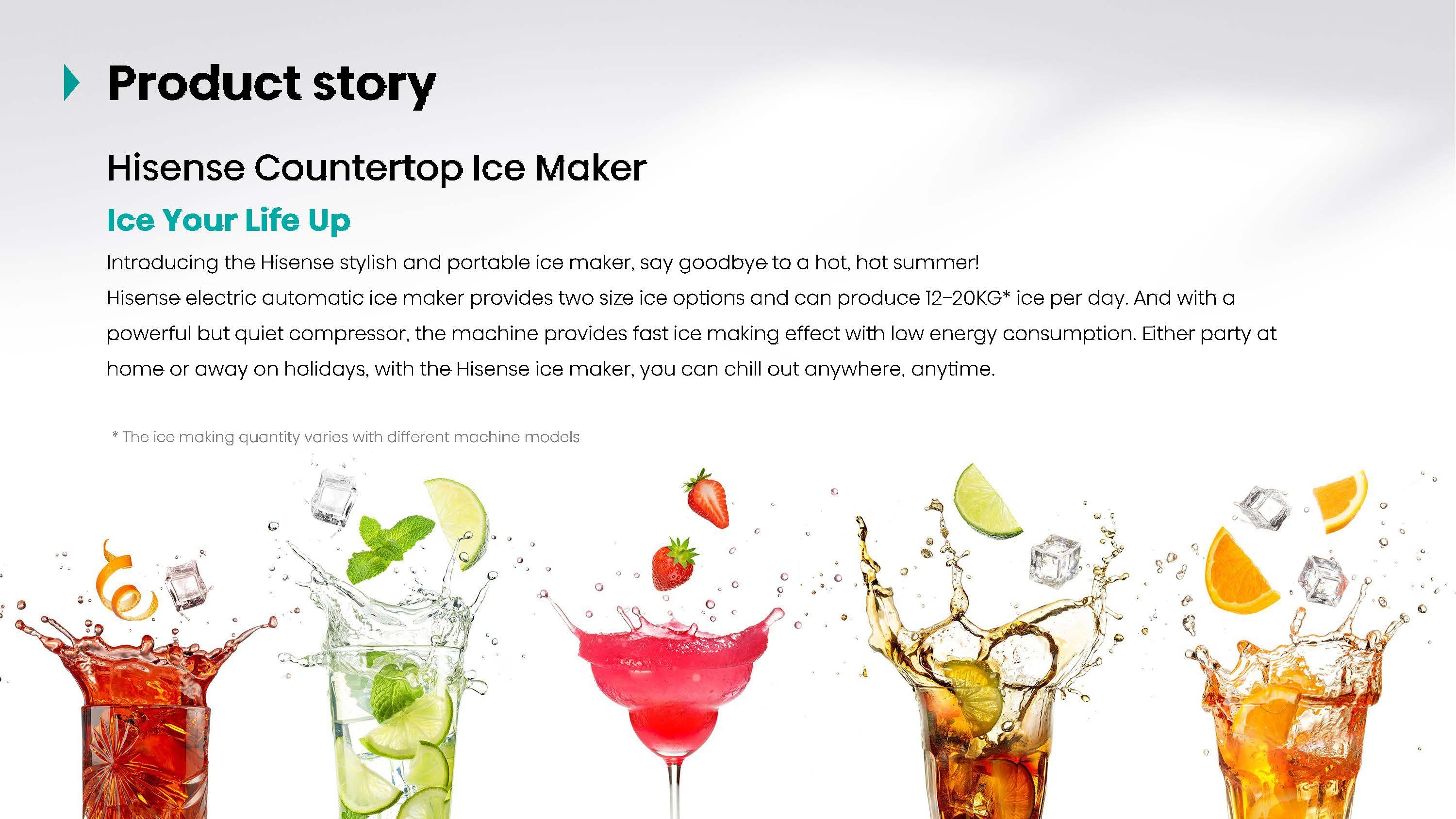 Hisense 12KG Ice Maker ICM1263