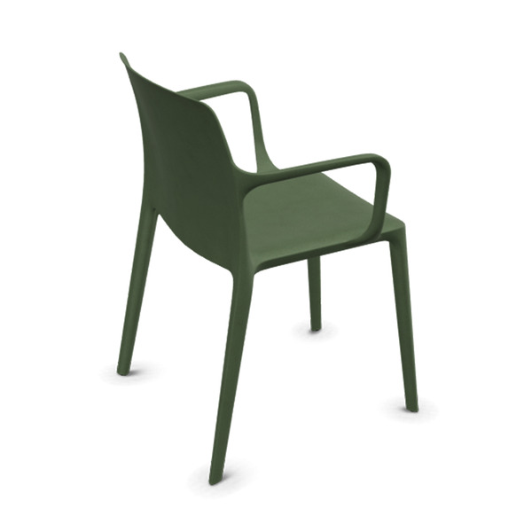 Actiu Fluit Chair with Arms - Green