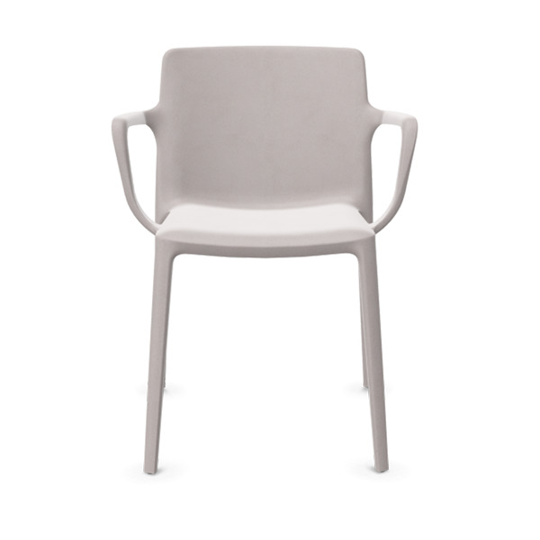 Actiu Fluit Chair with Arms - Offwhite