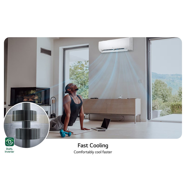 LG Split AC 2.0HP Dual Inverter: Advanced Features for Comfort