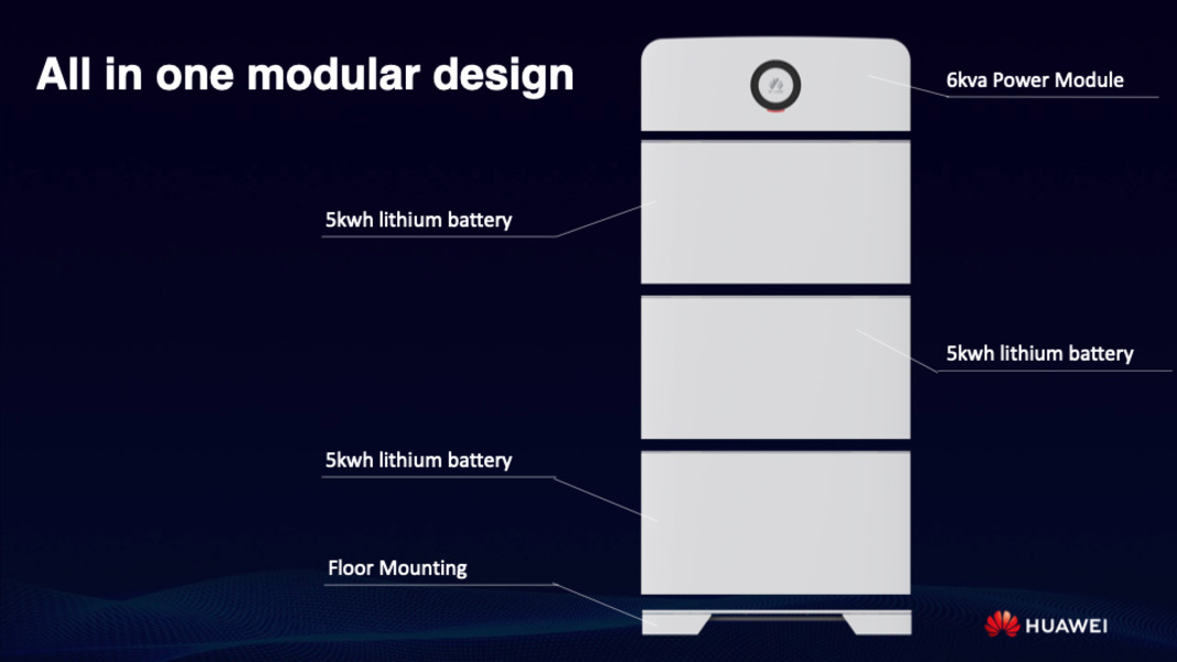 Huawei Power-M 5kW Power Module Inverter + 15kWh Battery