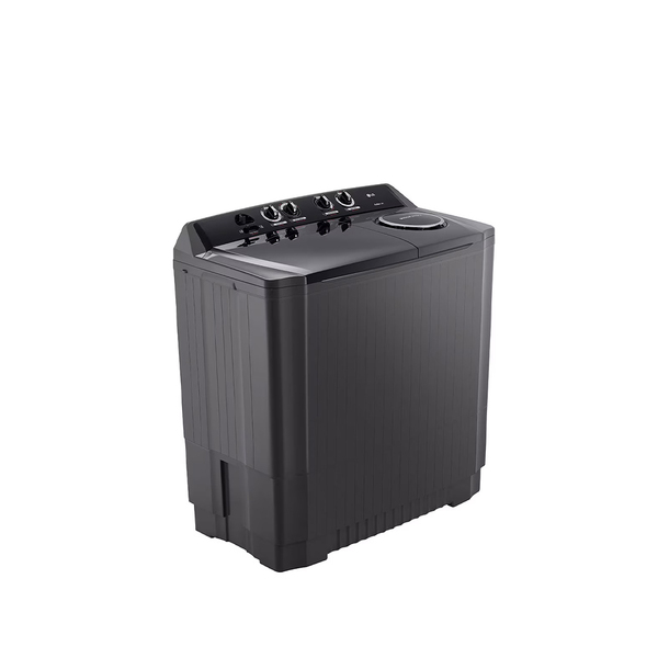 LG Twin Tub Washing Machine 15KG Wind Jet Dry, Roller Jet, 3 Wash Programs, Black Color